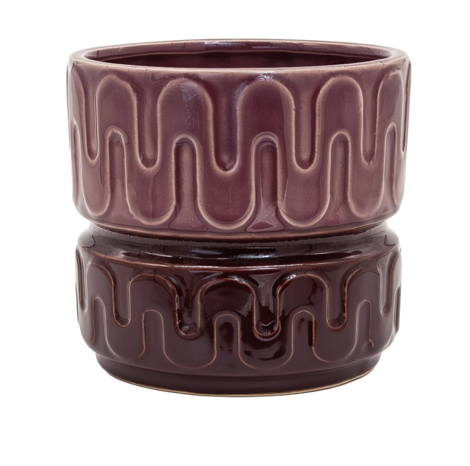 Potted Groovy Planter Medium