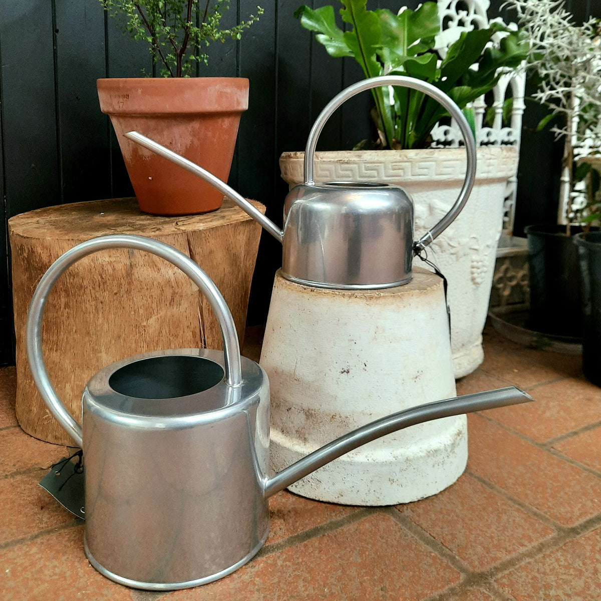 Indoor Watering Can Galvanised