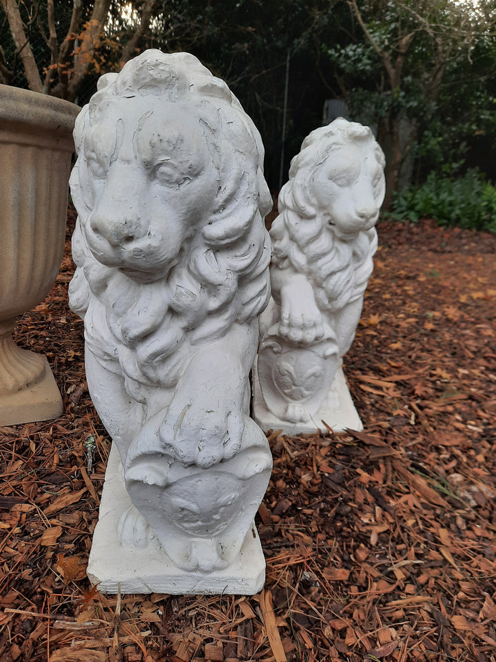 Vintage Pot 0101 Lion Pair