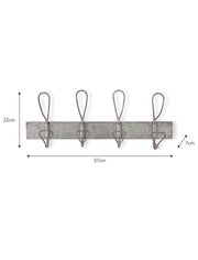 Hook Rail - Antique Galvanised