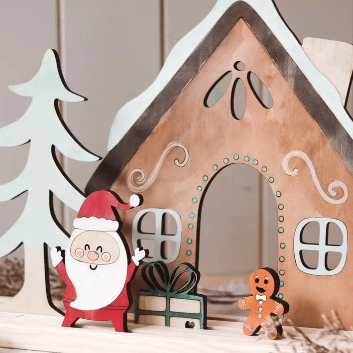 Story Scene - Christmas Gingerbread House
