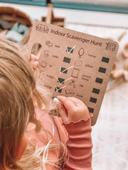 Kids Scavenger Hunt Boards 'TimberTots'