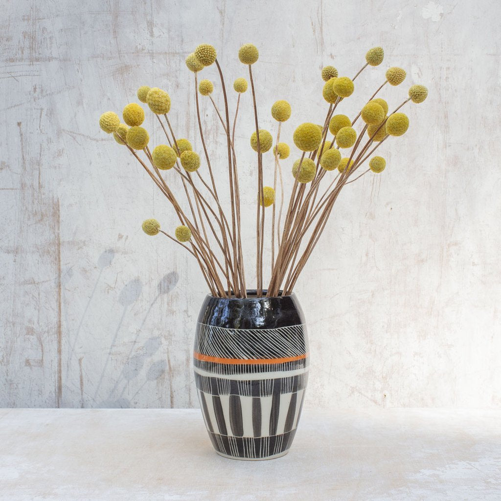 &#39;Trade The Mark&#39; Little Vase - Textured Weave