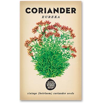 CORIANDER 'EUREKA' HEIRLOOM SEEDS