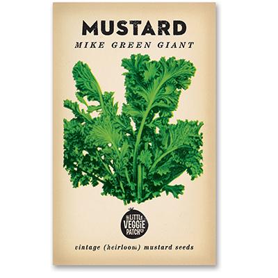 MUSTARD 'MIKE GREEN GIANT' HEIRLOOM SEEDS