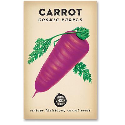 CARROT 'COSMIC PURPLE' HEIRLOOM SEEDS