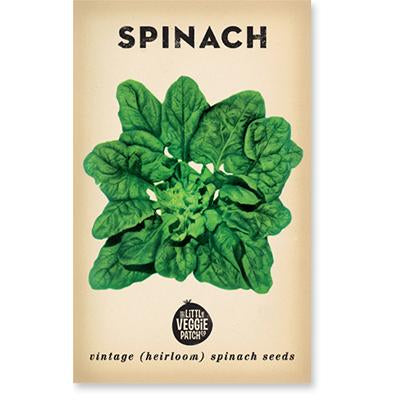 SPINACH 'BLOOMSDALE' HEIRLOOM SEEDS